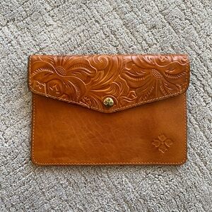 Patricia Nash Embossed Leather Clutch